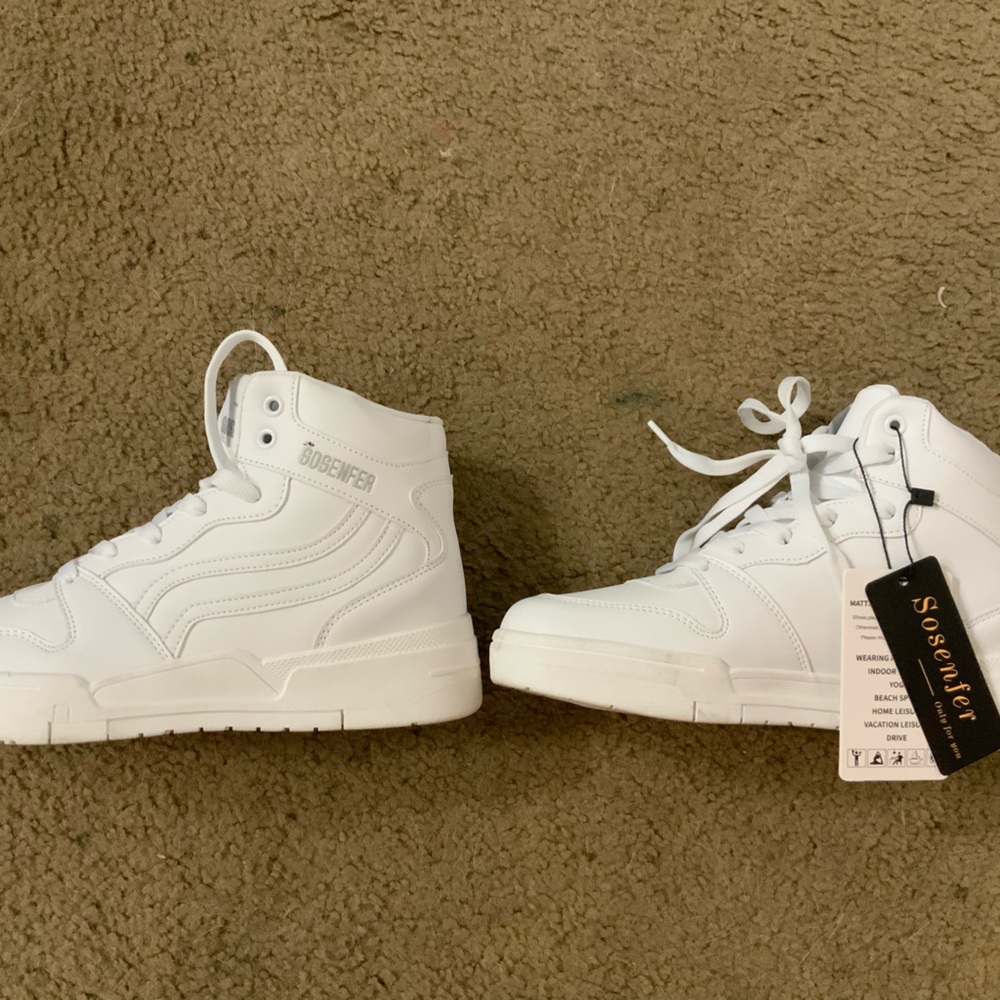 Vans White High-Top Sneakers